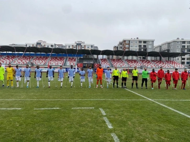 Şahinbey Ampute Futbol Takımı avantajlı döndü