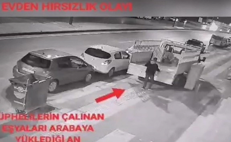 Gaziantep’te suç makinası hırsızlık yaparken görüntülendi