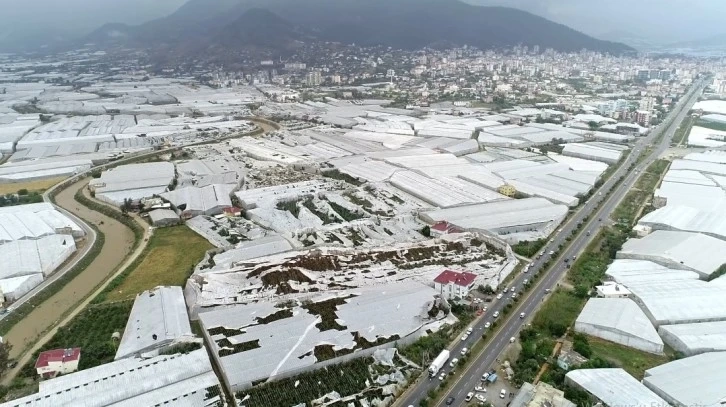 Anamur'da son durum böyle görüntülendi