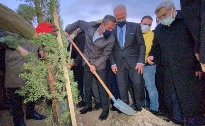 Fenerbahçe, Hatay'ın Belen ilçesinde yanan ormana fidan dikti