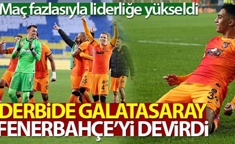 Galatasaray ezeli rakibi Fenerbahçe’yi 1-0 yendi