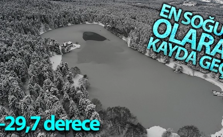 En soğuk il olarak - 29,7 dereceyle kayıtlara geçti