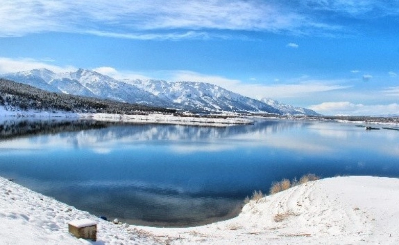 Kahramanmaraş’ta Adatepe Barajı doğal güzelliğiyle ilgi çekiyor