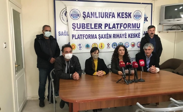 KESK, Gaziantep- Urfa Şubeleri; Diz çökmedik, biat etmedik, etmeyeceğiz!