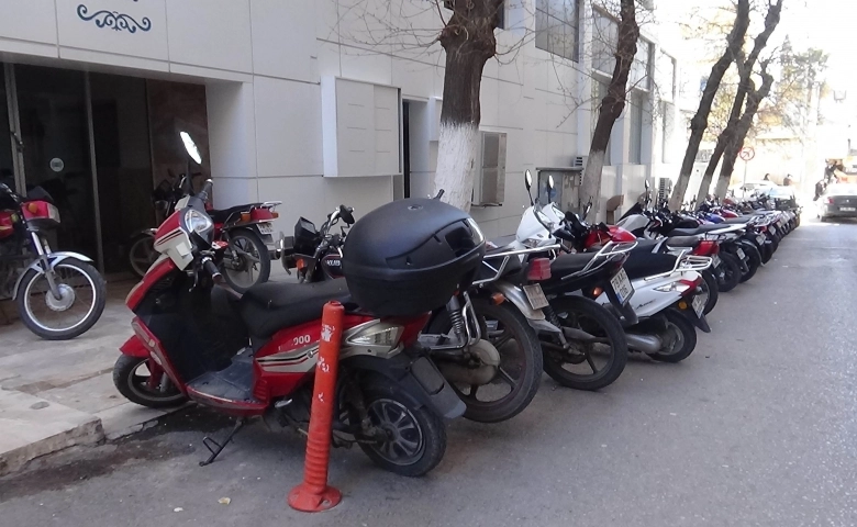 Kilis’te motosiklet parkları sorun oluyor  