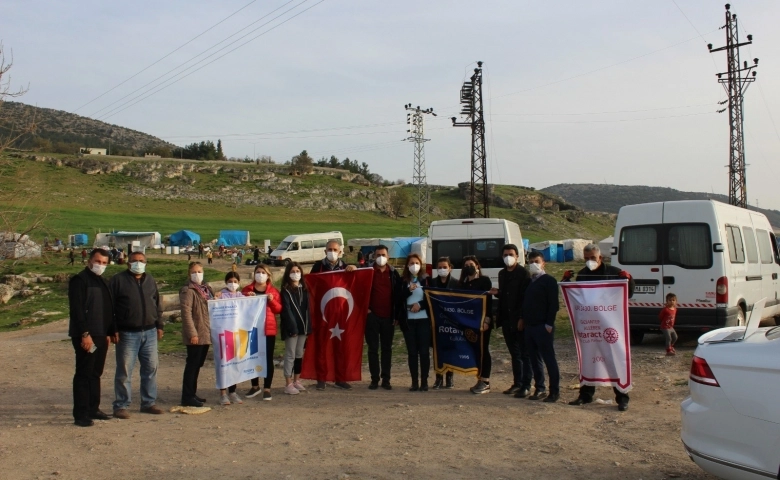 Gaziantep Alleben Rotary’den tarım işçilerine destek