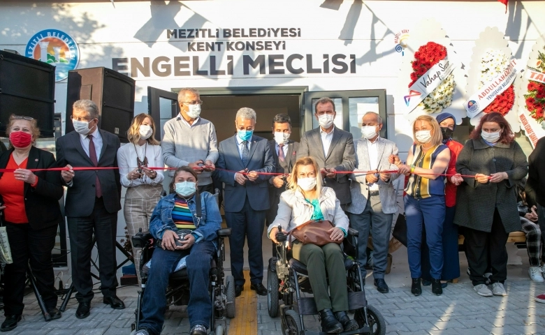 Engelliler, Mezitli’de yeni bir yaşam alanına kavuştu