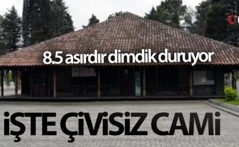 Samsun’da 8.5 asırdır dimdik duran çivisiz cami kendine hayran bırakıyor