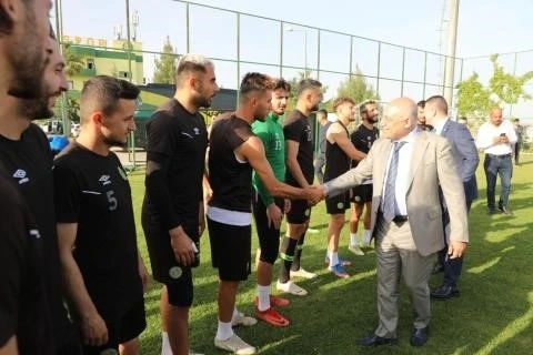 TFF Başkanı Büyükekşi’den, Şanlıurfaspor Kulübü'ne ziyaret