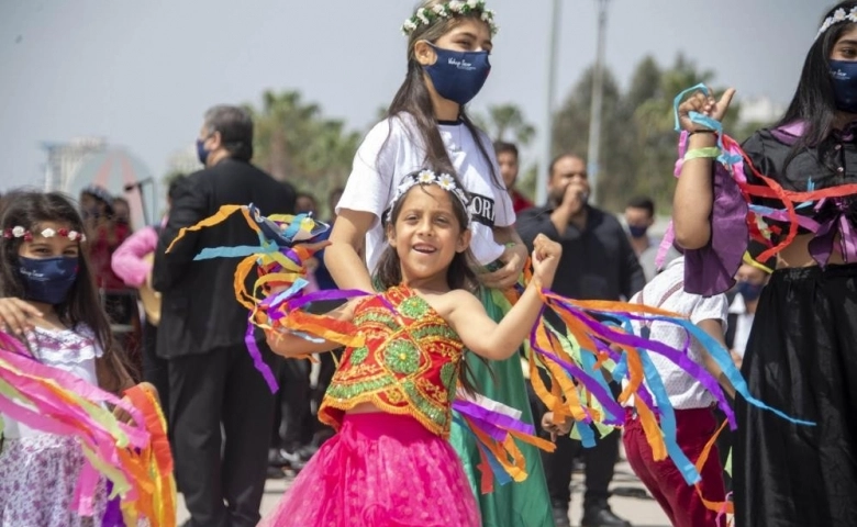 Mersin'de  Romanlar Hıdırellez'i coşkuyla kutladı