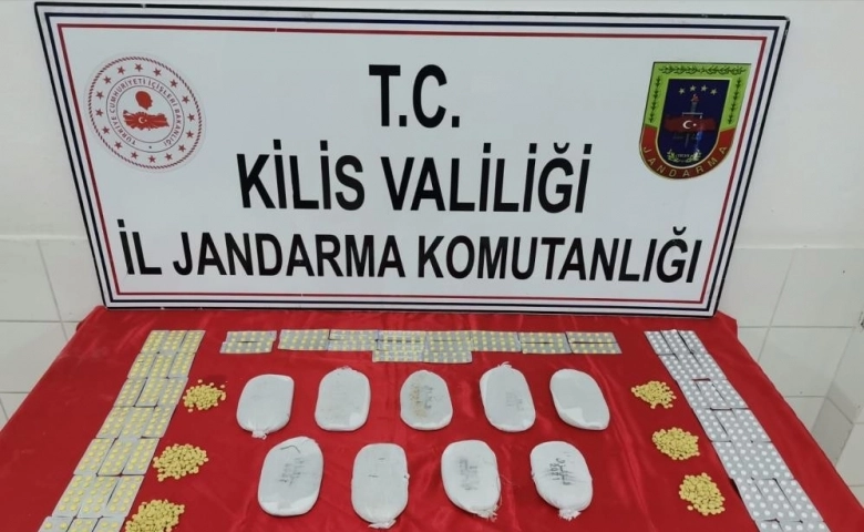 Kilis’te uyuşturucu operasyonu