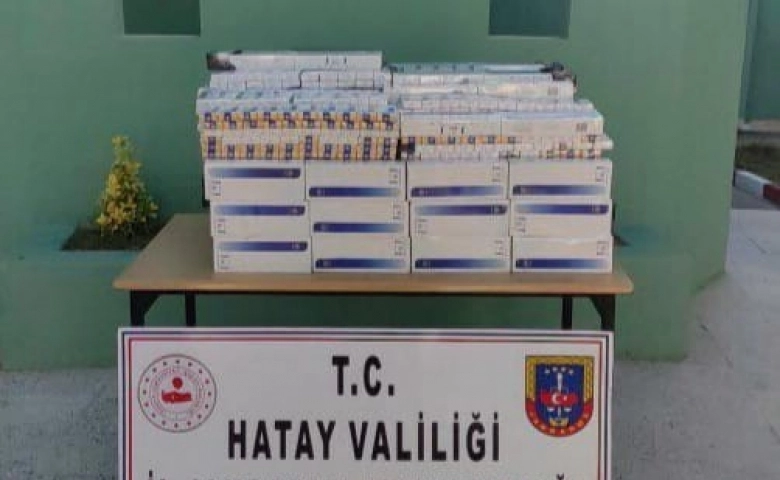 Hatay'da 2 bin 718 paket kaçak sigara ele geçirildi