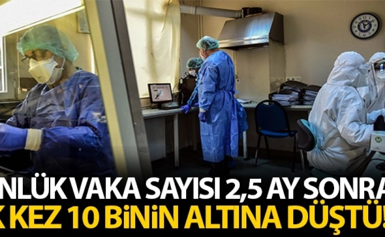 Türkiye'de son 24 saatte 9.385 koronavirüs vakası tespit edildi