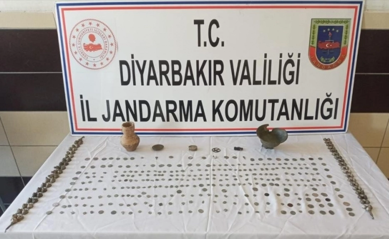 Diyarbakır'da tarihi eser kaçakçılığı operasyonu