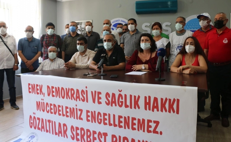 Mersin’de KESK bileşenleri; Baskılara boyun eğmeyeceğiz