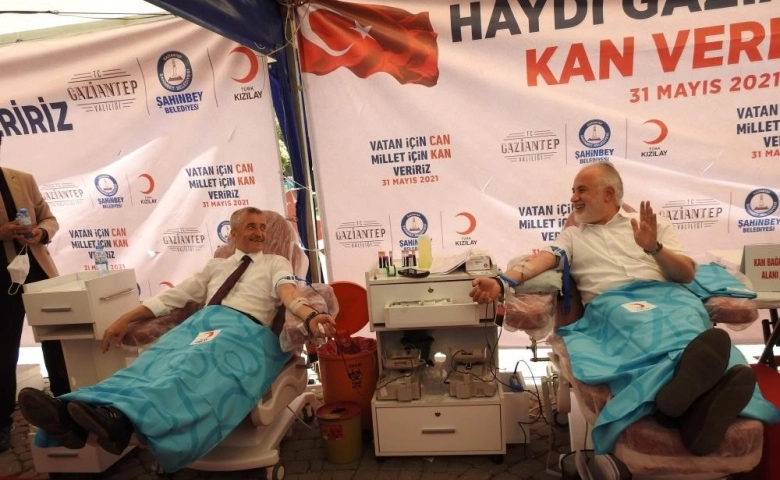 Şahinbey ve Gaziantep Valiliği kan bağışı kampanyası düzenledi