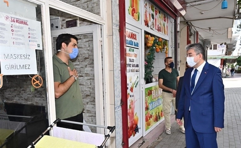 Vaka sayısında birinci olan Osmaniye’de korona virüs denetimi  