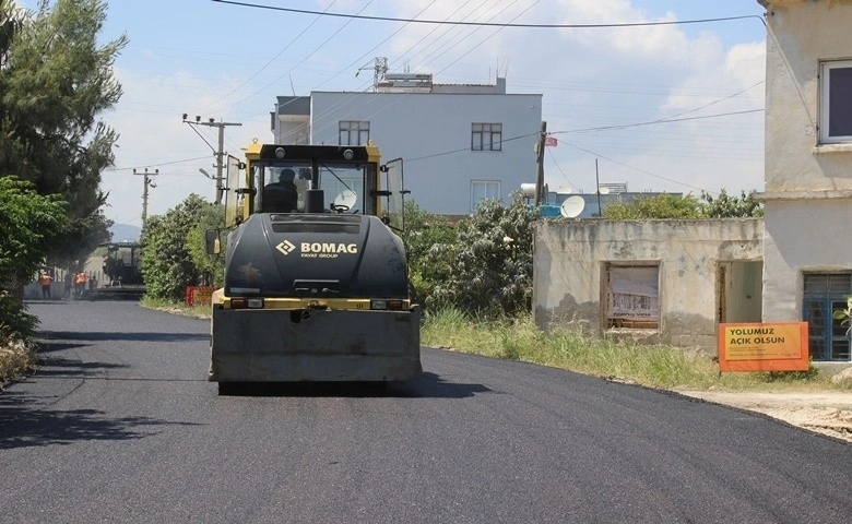 Kargıcak’taki yol çalışması tamamlandı