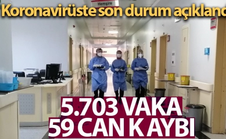 Türkiye’de bugün korona virüsten 59 kişi öldü