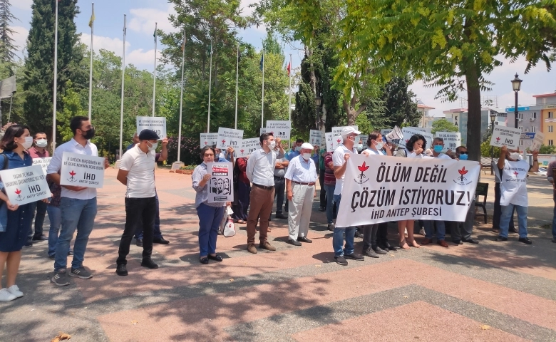 İHD Gaziantep Şubesi; Cezaevlerinde ölüm değil çözüm istiyoruz