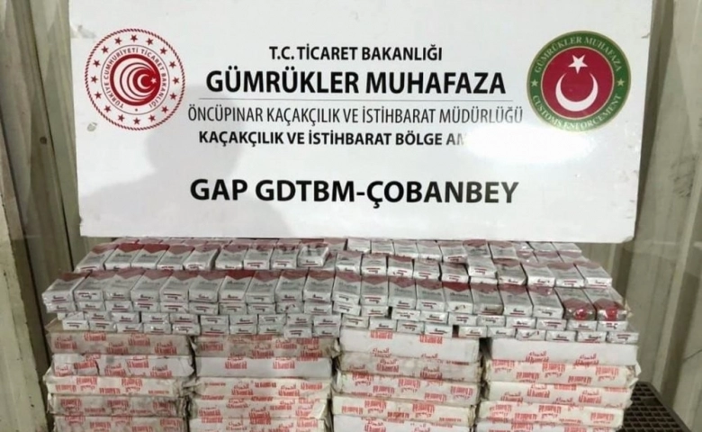 GAP gümrük kapılarında 45 milyon liralık kaçak eşya ele geçirildi