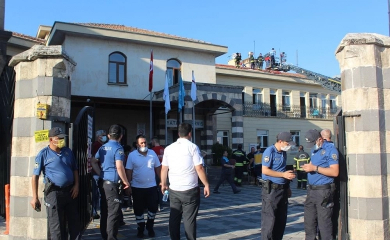  Gaziantep'te Özel hastanede korkutan yangın