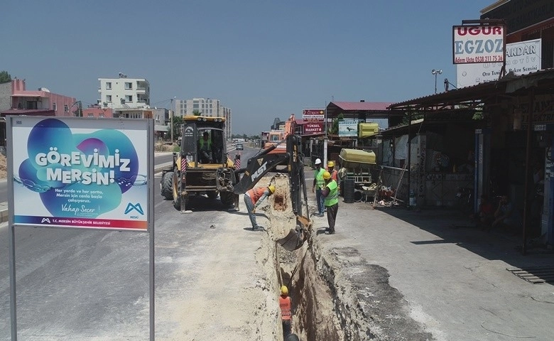 MESKİ, kanalizasyon çalışmalarına aralıksız devam ediyor