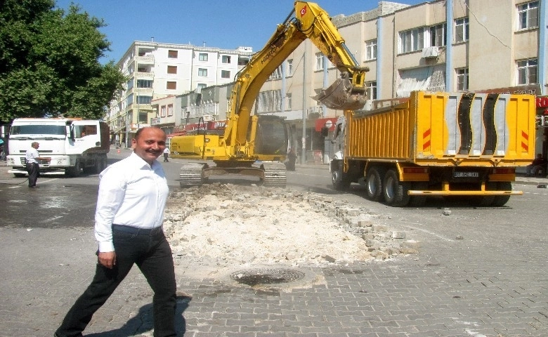 Araban'da içme suyu terfi hattı yenileme çalışarı başladı