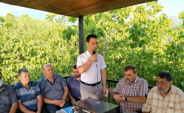 Hatay Erzin'de  yağmur duası yaptı