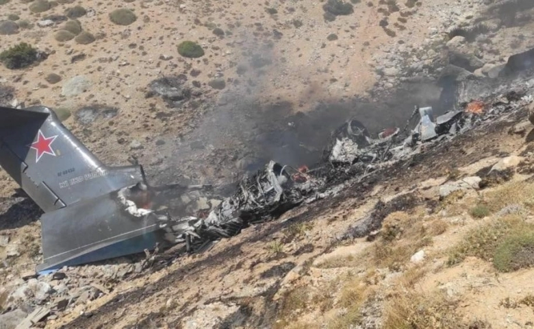 Kahramanmaraş'ta Düşen uçağın enkazının en net fotoğrafı ortaya çıktı