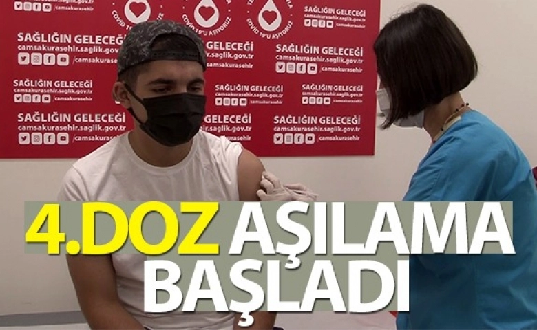 4. Doz aşılama başladı