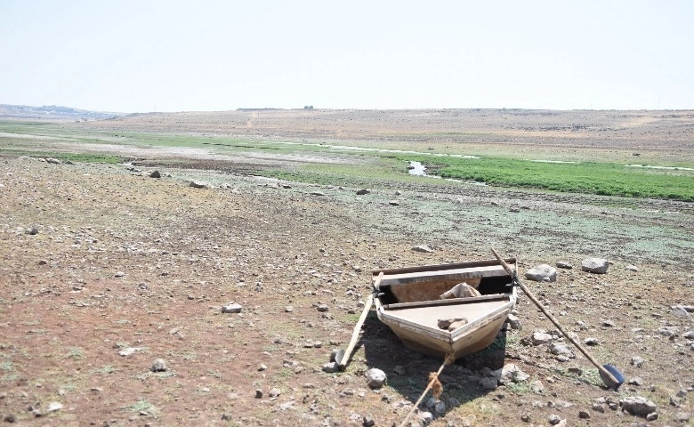 Hacıhıdır Barajı'nda su seviyesi son 32 yılın en düşük seviyesinde