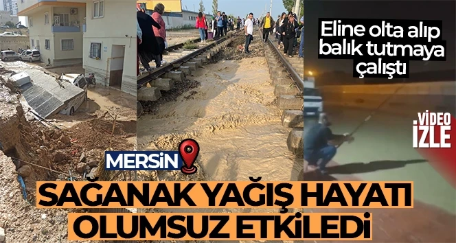 Mersin'de sel felaketi, hayat olumsuz etkilendi