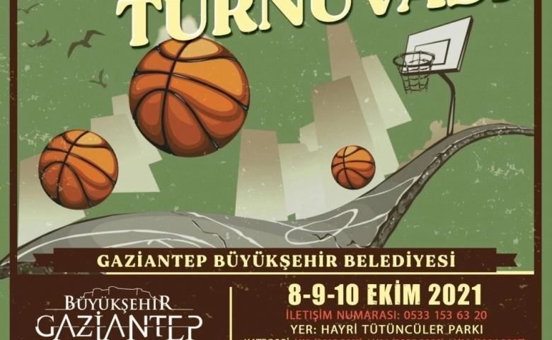 Gaziantep'te“Sokak basketbolu turnuvası” için geri sayım başladı