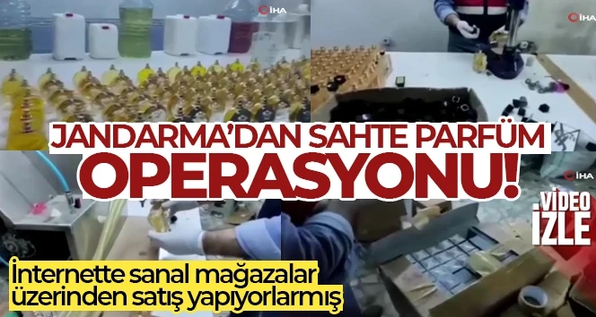 Sahte parfüm operasyonu 2 gözaltı var