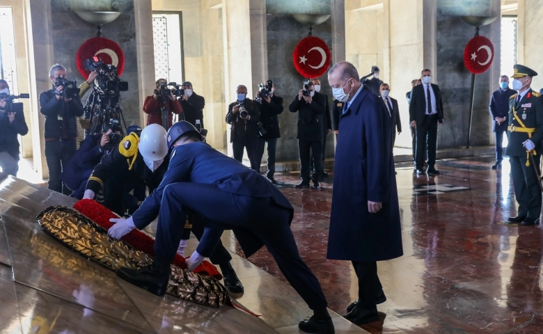 Ankara Anıtkabir'de 29 Ekim Cumhuriyet Bayramı Töreni