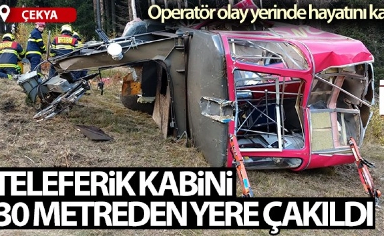 Çekya'da teleferik kabini yere çakıldı: 1 ölü