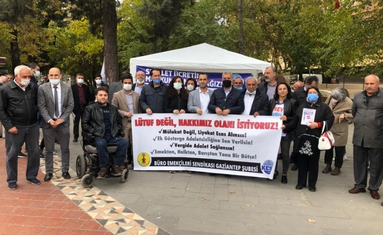 BES Gaziantep Şube; Eşitlik ve adalet istiyoruz! Alacağız!