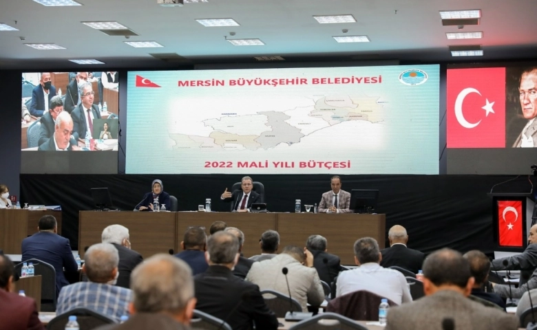 Mersin Büyükşehir’in 2022 Mali yılı bütçesi kabul edildi