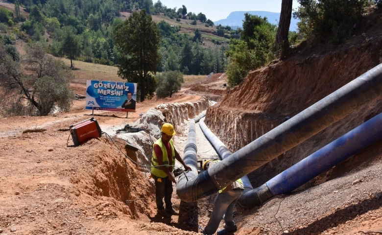 MESKİ, Gülek Mahallesi İçmesuyu çalışmasına devam ediyor