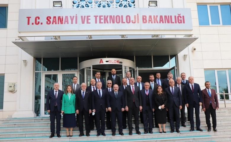 Gaziantep OSB yönetimi Ankara'da ki önemli müjde ile dönüyor