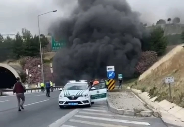 Otoyol tünelinde yangın çıktı yaralı sayısı 25'e yükseldi