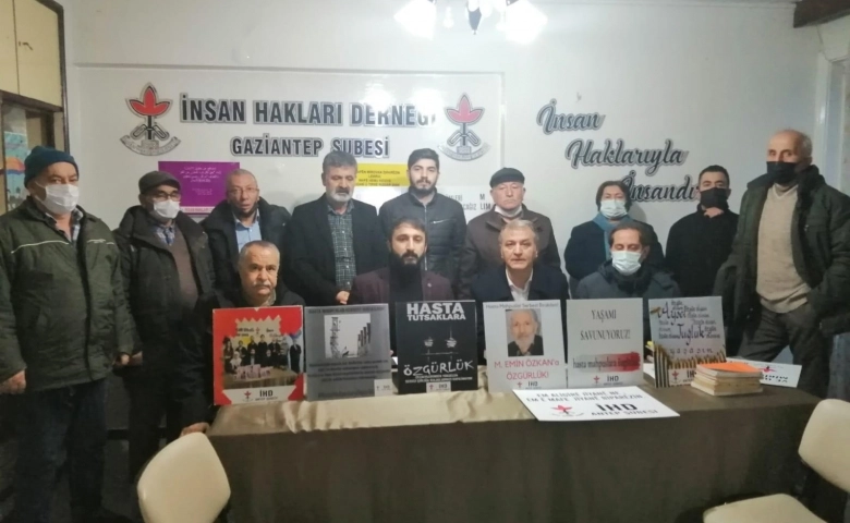 İHD: Yaşamı savunuyor, hasta mahpuslara özgürlük istiyoruz!