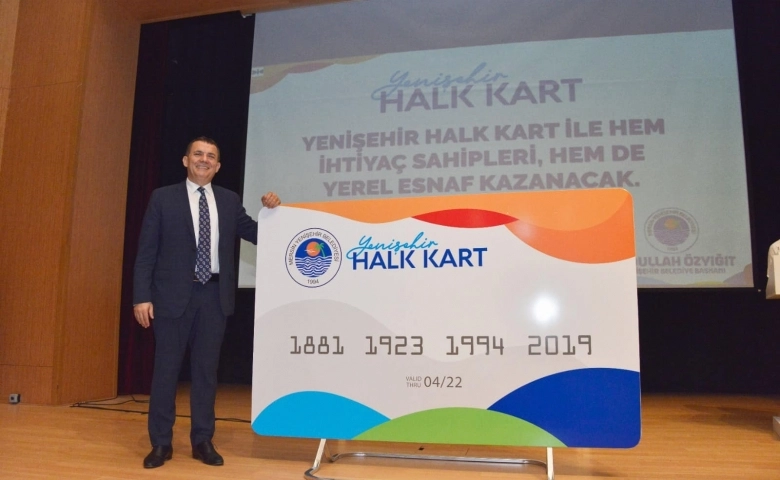 Yenişehir Halk Kart ile dar gelirlilere 1 milyon 823 bin TL destek