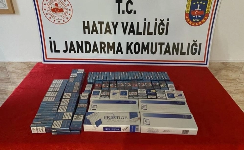 Hatay’da kaçak sigara operasyonu