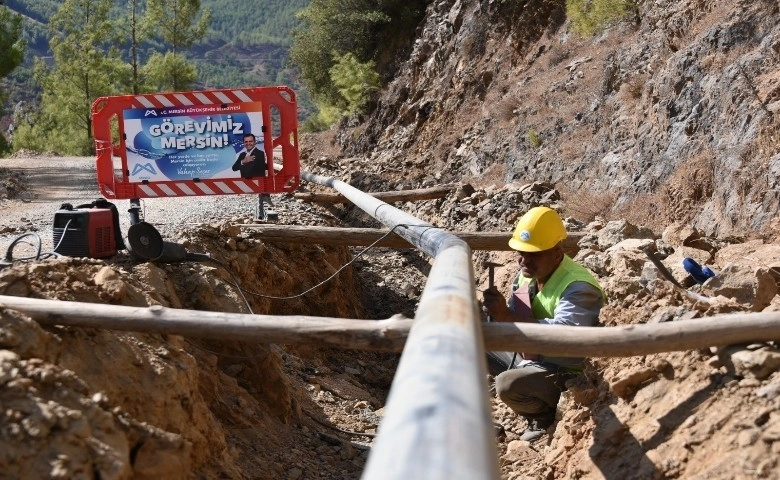 Anamur'da Sarıağaç Mahallesi kesintisiz içme suyuna kavuşuyor