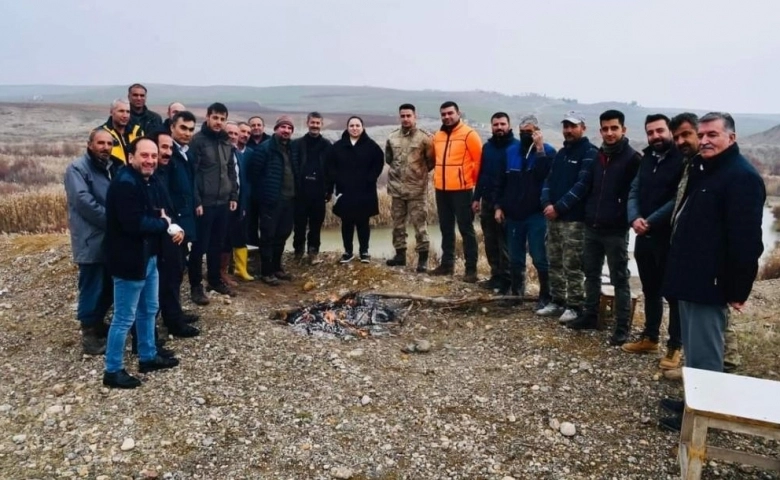 Besni’de domuzlara karşı sürek avı düzenlendi