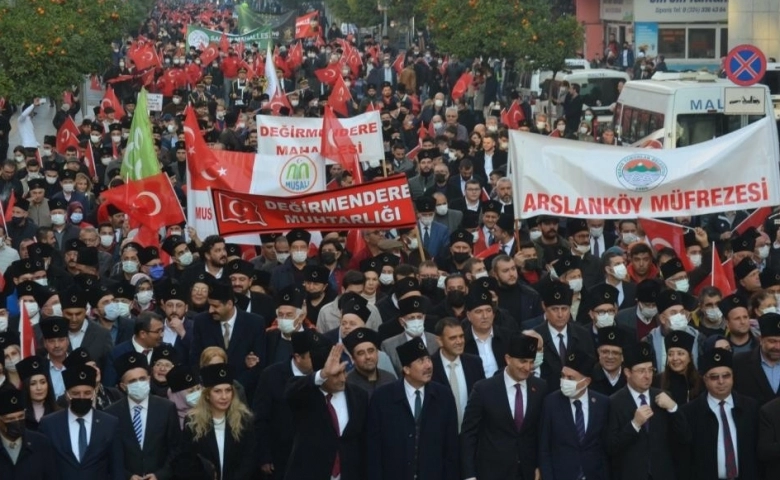 Mersin’de kurtuluş coşkusu Zafer Yürüyüşüyle doruğa ulaştı