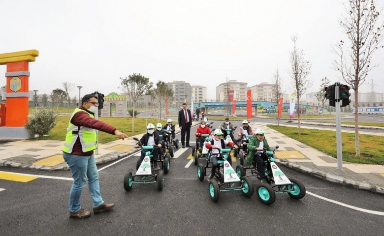 Şehitkamil trafik eğitim parkı’nda eğitimler sürecek