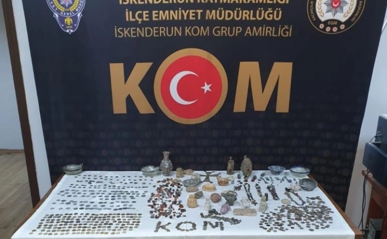 Reyhanlı’da tarihi eser kaçakçılığı